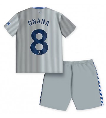 Everton Amadou Onana #8 Tredje trøje Børn 2023-24 Kort ærmer (+ korte bukser)